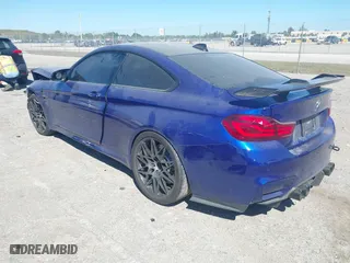 2020 BMW M4 with VIN WBS4Y9C09LFJ02627, listed as a IAAI auction lot 41785396 with 27,424 mi miles. Bid and sale history available at carsss.com. Image 3.