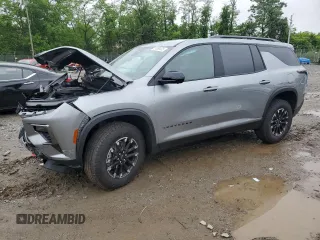 2025 Chevrolet Traverse AWD Z71 с VIN 1GNEVJRS7SJ212481, выставлен на аукционе Copart как лот 60078095 с пробегом 1 874 миль миль и Списание • Salvage title. История ставок и продаж доступна на DreamBid. Изображение 1.