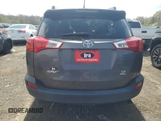 2015 Toyota RAV4 LE with VIN JTMBFREV8FJ048557, listed as a Copart auction lot 55304875 with 123,912 mi miles and Clean Title. Bid and sale history available at DreamBid. Image 6.