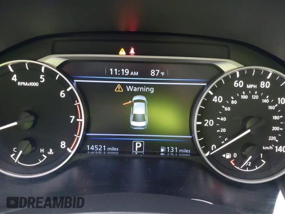 2025 Nissan Altima SV z VIN 1N4BL4DV8SN364434, wystawiony jako IAAI lot #42532928 z przebiegiem 14 521 mil mil oraz . Historia ofert i sprzedaży dostępna na DreamBid. Obrazek 7.