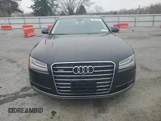 2015 Audi A8 L 3.0T with VIN WAU3GAFD3FN001094, listed as a Copart auction lot 49264345 with 87,184 mi miles and Salvage Title. Bid and sale history available at carsss.com. Image 5.