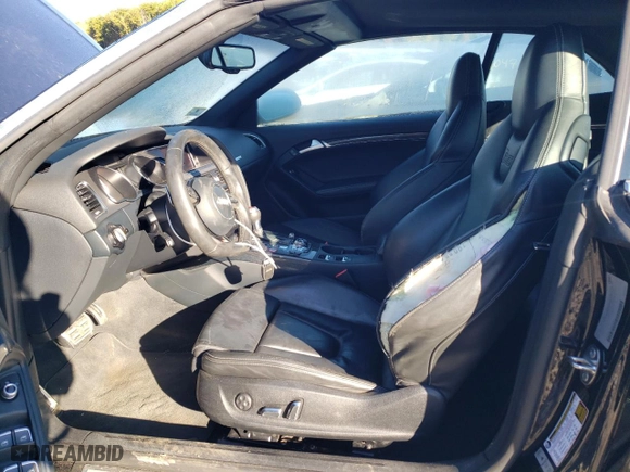 2014 Audi S5 Premium Plus with VIN WAUCGAFH9EN004163, listed as a Copart auction lot 75017714 with 108,381 mi miles and Clean Title. Bid and sale history available at carsss.com. Image 7.