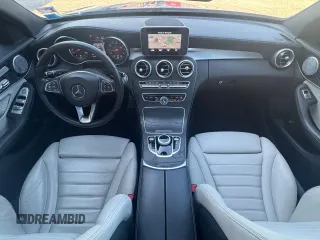 2017 Mercedes-Benz C 300 with VIN 55SWF4KB2HU206186, listed as a Copart auction lot 56971165 with 141,325 mi miles and Clean Title. Bid and sale history available at DreamBid. Image 9.