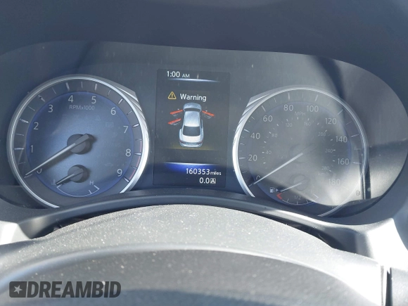 2015 Infiniti Q50 z VIN JN1BV7AR6FM420284, wystawiony jako IAAI lot #41795605 z przebiegiem 160 353 mil mil oraz . Historia ofert i sprzedaży dostępna na DreamBid. Obrazek 7.