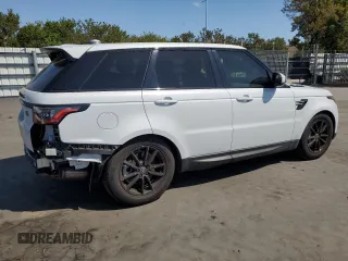 2021 Land Rover Range Rover Sport SE with VIN SALWG2SU3MA783342, listed as a Copart auction lot 48569755 with 55,963 mi miles and Salvage Title. Bid and sale history available at carsss.com. Image 3.
