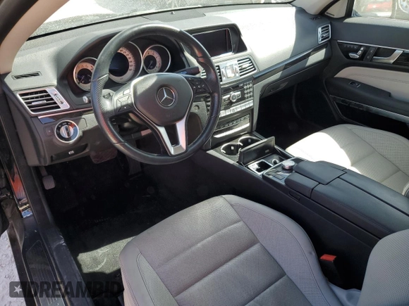 2015 Mercedes-Benz E 400 with VIN WDDKK6FFXFF301128, listed as a Copart auction lot 76691954 with 49,313 mi miles and Salvage title. Bid and sale history available at DreamBid. Image 8.