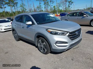 2016 Hyundai Tucson Sport with VIN KM8J33A25GU224084, listed as a IAAI auction lot 41827851 with 153,348 mi miles. Bid and sale history available at carsss.com. Image 1.