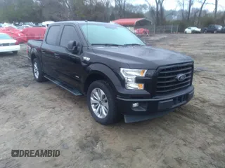 2017 Ford F-150 XL with VIN 1FTEW1CP6HFB16508, listed as a IAAI auction lot 41564832 with 164,701 mi miles. Bid and sale history available at carsss.com. Image 1.