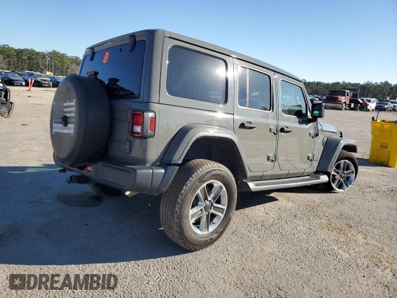 2022 Jeep Wrangler Unlimited Sahara с VIN 1C4HJXEG2NW115847, выставлен на аукционе Copart как лот 45678015 с пробегом Не указан миль и Списание • Salvage title. История ставок и продаж доступна на DreamBid. Изображение 3.