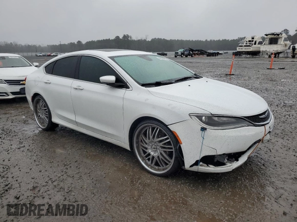2015 Chrysler 200 Limited with VIN 1C3CCCABXFN554653, listed as a Copart auction lot 44236715 with 180,412 mi miles and Salvage Title. Bid and sale history available at carsss.com. Image 4.