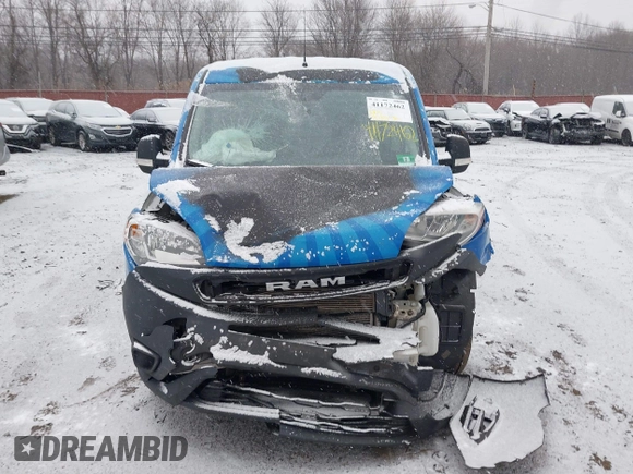 2019 Ram ProMaster City Cargo Tradesman z VIN ZFBHRFAB1K6N97741, wystawiony jako IAAI lot #41172462 z przebiegiem 151 903 mil mil oraz . Historia ofert i sprzedaży dostępna na DreamBid. Obrazek 12.