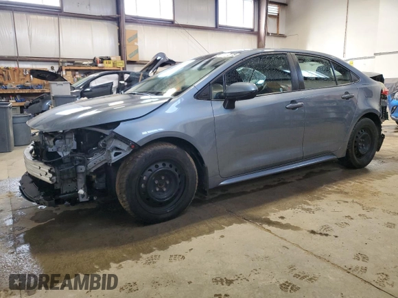2021 Toyota Corolla L with VIN 5YFBPMBE6MP240198, listed as a Copart auction lot 51951215 with 44,078 mi miles and Salvage Title. Bid and sale history available at carsss.com. Image 1.