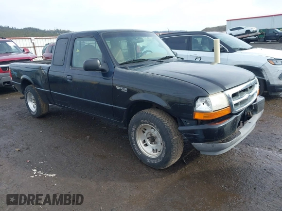 1999 Ford Ranger XLT with VIN 1FTYR14X8XPA58509, listed as a IAAI auction lot 41648097 with 164,241 mi miles. Bid and sale history available at carsss.com. Image 1.