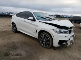 2018 BMW X6 xDrive50i with VIN 5UXKU6C51J0W38863, listed as a Copart auction lot 73083632 with 59,290 mi miles. Bid and sale history available at carsss.com. Image 4.