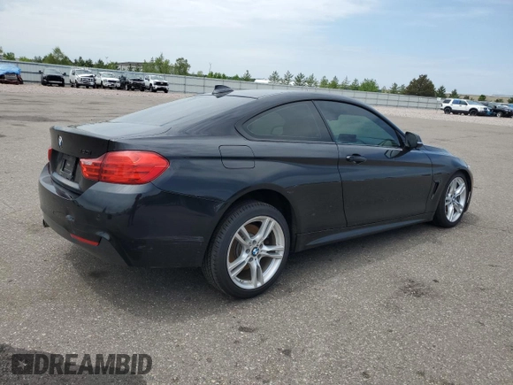 2016 BMW 4 Series 428i xDrive with VIN WBA3N9C54GK249830, listed as a Copart auction lot 58800005 with 193,453 mi miles and Clean title. Bid and sale history available at DreamBid. Image 3.