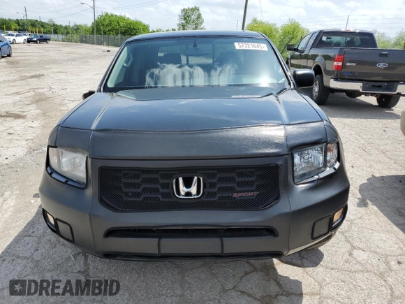 2014 Honda Ridgeline Sport with VIN 5FPYK1F78EB008533, listed as a Copart auction lot 57321645 with 160,623 mi miles and Salvage title. Bid and sale history available at DreamBid. Image 5.