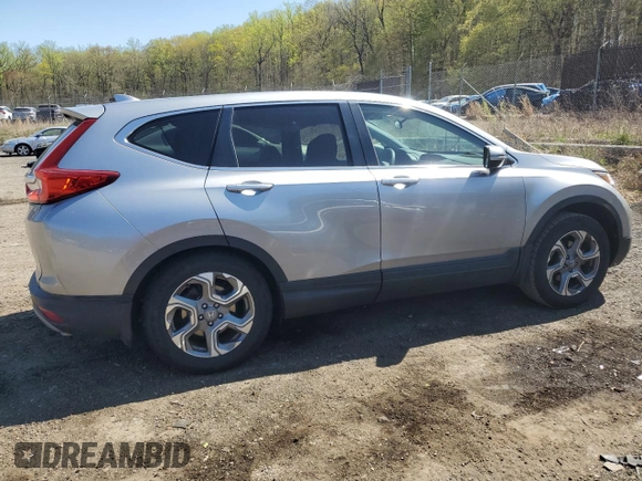 2019 Honda CR-V EX with VIN 2HKRW1H57KH509732, listed as a Copart auction lot 53638405 with 77,209 mi miles and Salvage Title. Bid and sale history available at carsss.com. Image 3.