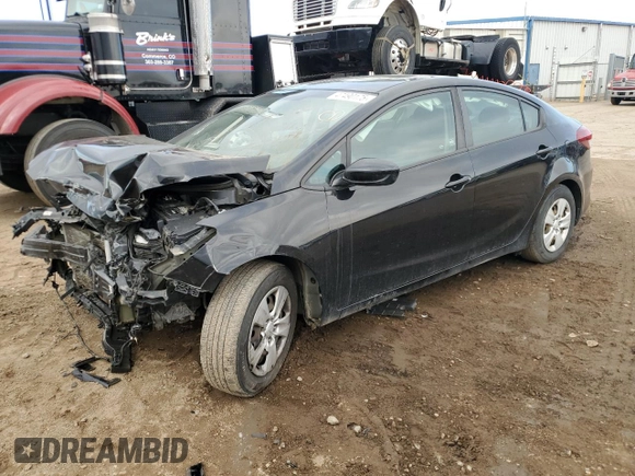 2017 Kia Forte LX with VIN 3KPFL4A7XHE041677, listed as a Copart auction lot 47490175 with 59,940 mi miles and Clean Title. Bid and sale history available at carsss.com. Image 1.