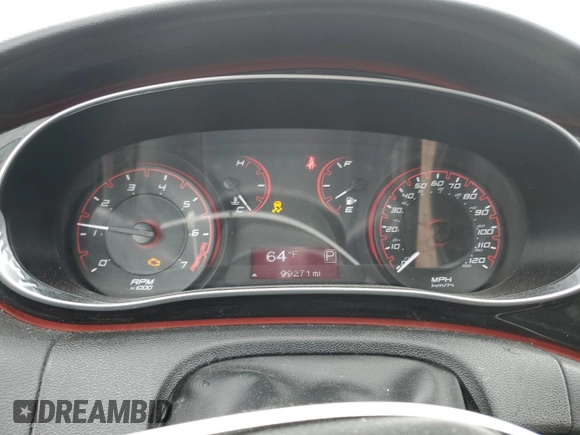2015 Dodge Dart SXT with VIN 1C3CDFBB3FD119010, listed as a Copart auction lot 53688125 with 99,271 mi miles and Salvage Title. Bid and sale history available at DreamBid. Image 9.
