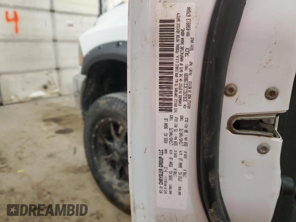 2012 Ram 2500 ST z VIN 3C6UD5CL3CG198699, wystawiony jako Copart lot #53131595 z przebiegiem 247 560 mil mil oraz Szkoda całkowita • Salvage title. Historia ofert i sprzedaży dostępna na DreamBid. Obrazek 12.