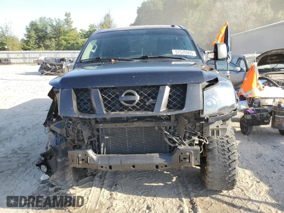 2012 Nissan Titan SV with VIN 1N6BA0EC0CN316317, listed as a Copart auction lot 57576905 with 113,323 mi miles and Salvage title. Bid and sale history available at DreamBid. Image 5.