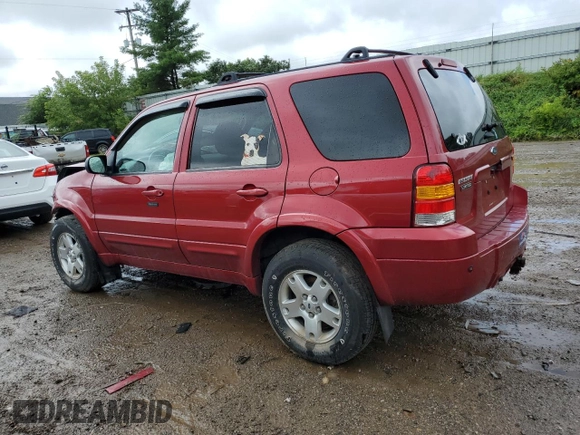 2007 Ford Escape Limited with VIN 1FMYU94137KB27088, listed as a Copart auction lot 64566404 with 0 mi miles and Non Repairable. Bid and sale history available at carsss.com. Image 2.