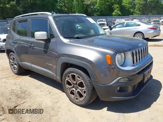 2016 Jeep Renegade Limited z VIN ZACCJADT0GPC91124, wystawiony jako IAAI lot #42019518 z przebiegiem 131 471 mil mil oraz . Historia ofert i sprzedaży dostępna na DreamBid. Obrazek 1.