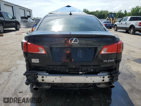 2011 Lexus IS 250 z VIN JTHBF5C28B5142120, wystawiony jako Copart lot #57100655 z przebiegiem 178 403 mil mil oraz Szkoda całkowita • Salvage title. Historia ofert i sprzedaży dostępna na DreamBid. Obrazek 6.