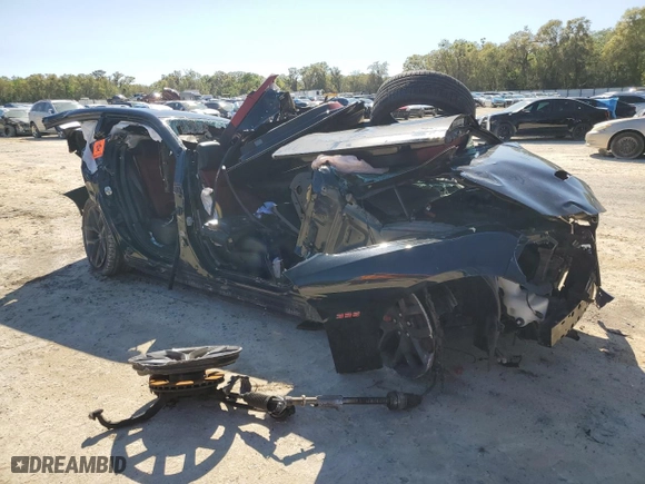 2019 Dodge Charger Scat Pack with VIN 2C3CDXGJ1KH735923, listed as a Copart auction lot 49290465 with 0 mi miles and Non Repairable. Bid and sale history available at carsss.com. Image 4.