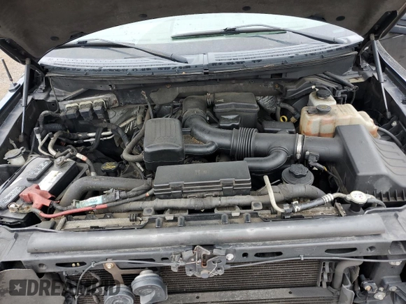 2010 Ford F-150 XL with VIN 1FTFX1EV3AFA54987, listed as a Copart auction lot 56872645 with 200,277 mi miles and Salvage title. Bid and sale history available at DreamBid. Image 11.