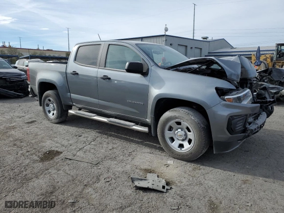 2021 Chevrolet Colorado 2WD Work Truck with VIN 1GCGSBEN3M1285639, listed as a Copart auction lot 84638014 with 32,567 mi miles and Salvage Title. Bid and sale history available at carsss.com. Image 4.