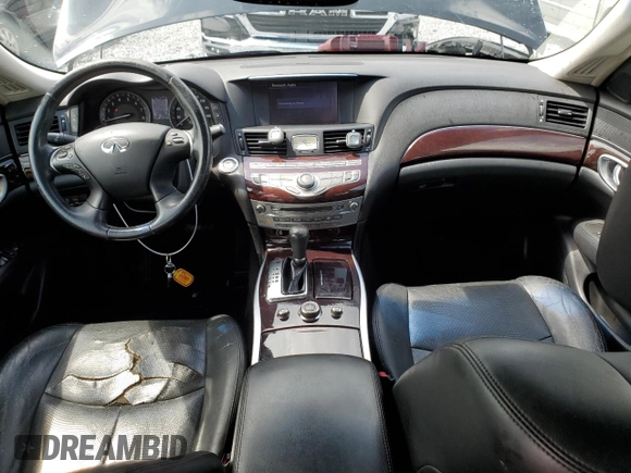 2013 Infiniti M with VIN JN1BY1AP7DM512603, listed as a Copart auction lot 57581585 with 119,274 mi miles and Salvage title. Bid and sale history available at DreamBid. Image 8.