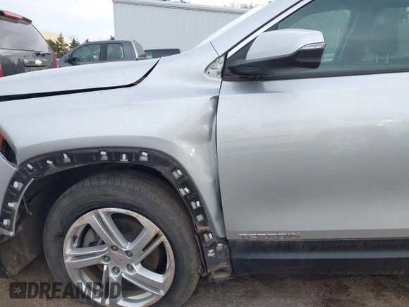 2018 GMC Terrain SLE with VIN 3GKALMEX3JL144904, listed as a IAAI auction lot 41727994 with 128,716 mi miles and . Bid and sale history available at carsss.com. Image 6.