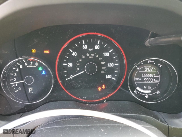 2018 Honda HR-V EX-L Navi with VIN 3CZRU5H77JM703310, listed as a Copart auction lot 45900175 with 89,357 mi miles and Salvage Title. Bid and sale history available at carsss.com. Image 9.