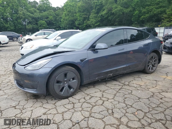 2023 Tesla Model 3 с VIN 5YJ3E1EA3PF395258, выставлен на аукционе Copart как лот 58816165 с пробегом 20 554 миль миль и Списание • Salvage title. История ставок и продаж доступна на DreamBid. Изображение 1.