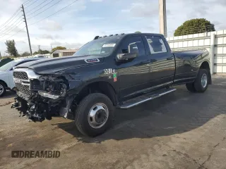 2023 Ram 3500 Tradesman with VIN 3C63RRGL1PG509583, listed as a Copart auction lot 46164695 with 89,525 mi miles and Salvage Title. Bid and sale history available at carsss.com. Image 1.
