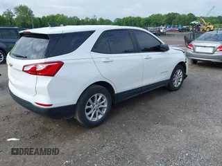 2021 Chevrolet Equinox LS with VIN 3GNAXHEV5MS100457, listed as a IAAI auction lot 42334872 with 64,241 mi miles and . Bid and sale history available at DreamBid. Image 4.