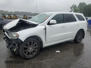 2017 Dodge Durango R/T with VIN 1C4SDHCT1HC609691, listed as a Copart auction lot 59433395 with 124,502 mi miles and Salvage title. Bid and sale history available at DreamBid. Image 1.