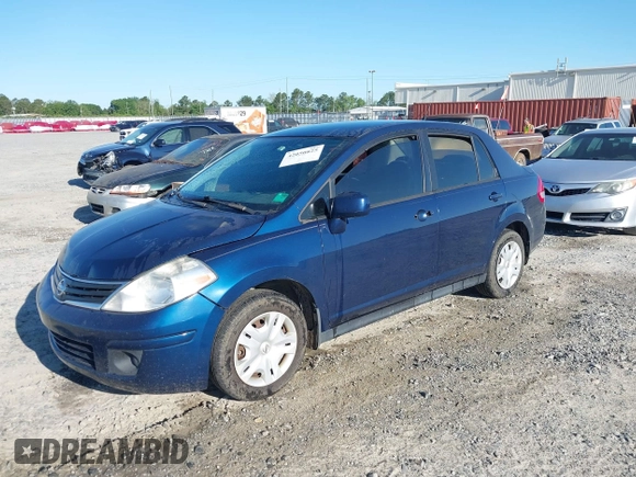 2010 Nissan Versa 1.8 S with VIN 3N1BC1APXAL374513, listed as a IAAI auction lot 42050825 with 262,600 mi miles. Bid and sale history available at carsss.com. Image 2.