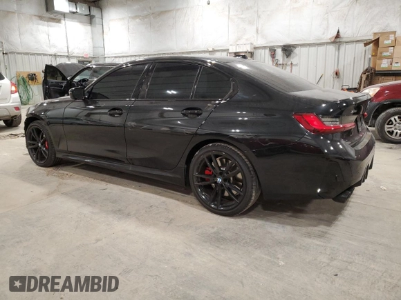 2024 BMW 3 Series M340i xDrive with VIN 3MW49FF08R8E25872, listed as a Copart auction lot 42059325 with 14,752 mi miles and Salvage Title. Bid and sale history available at carsss.com. Image 2.