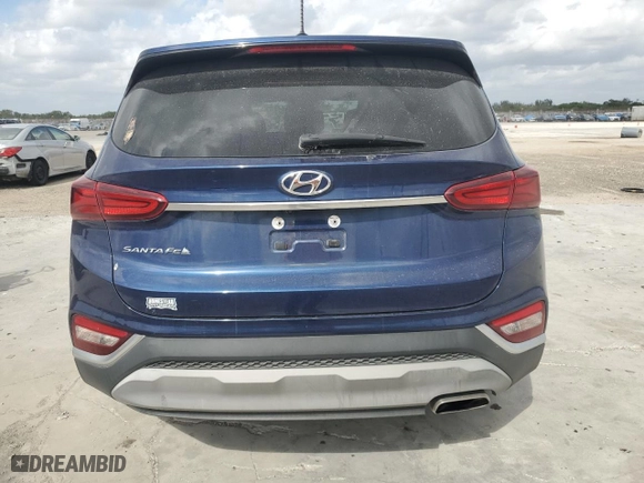 2019 Hyundai Santa Fe SE with VIN 5NMS23AD5KH128369, listed as a Copart auction lot 50727625 with 59,025 mi miles and Salvage Title. Bid and sale history available at carsss.com. Image 6.