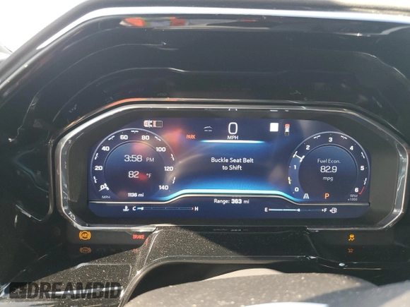 2025 Chevrolet Silverado 1500 with VIN 2GCPAFED6S1116613, listed as a Copart auction lot 48756285 with 1,136 mi miles and Salvage Title. Bid and sale history available at DreamBid. Image 9.