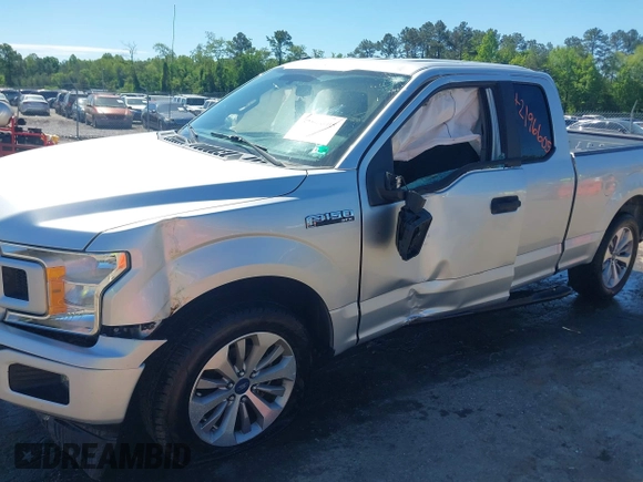 2018 Ford F-150 XL z VIN 1FTEX1CP3JFC11109, wystawiony jako IAAI lot #42196605 z przebiegiem 97 606 mil mil oraz . Historia ofert i sprzedaży dostępna na DreamBid. Obrazek 6.