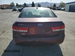2007 Hyundai Sonata GLS with VIN 5NPET46C37H291788, listed as a Copart auction lot 52166515 with 169,254 mi miles and Clean Title. Bid and sale history available at DreamBid. Image 6.
