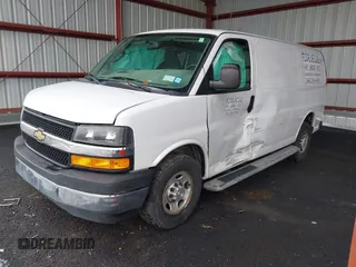 2018 Chevrolet Express Cargo Van with VIN 1GCWGAFG8J1905193, listed as a IAAI auction lot 41726804 with 83,690 mi miles. Bid and sale history available at carsss.com. Image 17.