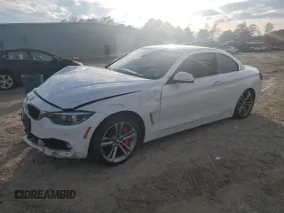 2018 BMW 4 Series 440i z VIN WBA4Z5C53JEA32814, wystawiony jako Copart lot #82562324 z przebiegiem 115 229 mil mil oraz Szkoda całkowita • Salvage title. Historia ofert i sprzedaży dostępna na DreamBid. Obrazek 1.