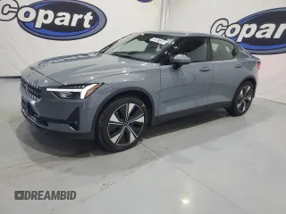 2023 Polestar 2 with VIN YSMEG3KA9PL161968, listed as a Copart auction lot 82687394 with 58,125 mi miles and Clean Title. Bid and sale history available at carsss.com. Image 1.