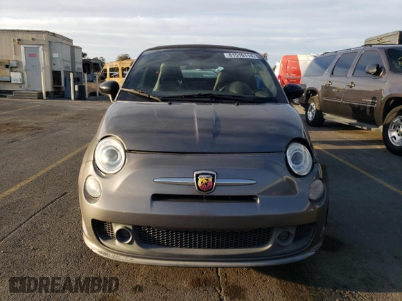 2013 FIAT 500 Abarth with VIN 3C3CFFJH4DT667752, listed as a Copart auction lot 81510114 with 98,886 mi miles and Salvage Title. Bid and sale history available at carsss.com. Image 5.