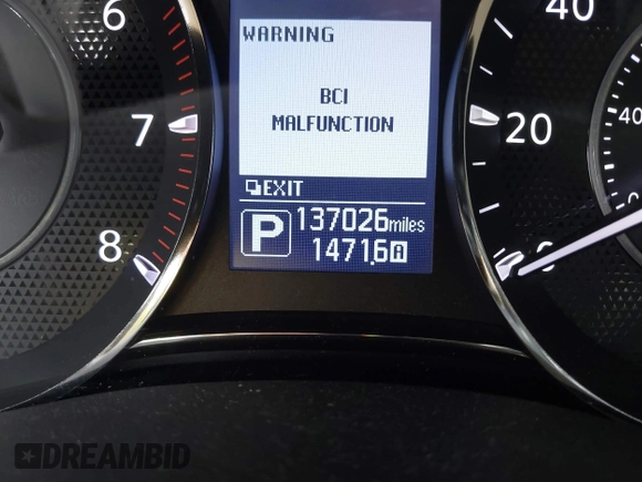 2019 Nissan Armada Platinum with VIN JN8AY2NE8K9755381, listed as a IAAI auction lot 41440130 with 137,026 mi miles. Bid and sale history available at carsss.com. Image 15.