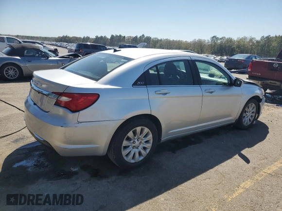 2012 Chrysler 200 LX with VIN 1C3CCBAB3CN295994, listed as a Copart auction lot 49543835 with 167,323 mi miles and Salvage Title. Bid and sale history available at DreamBid. Image 3.
